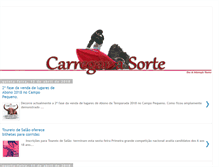 Tablet Screenshot of carregarasorte.com